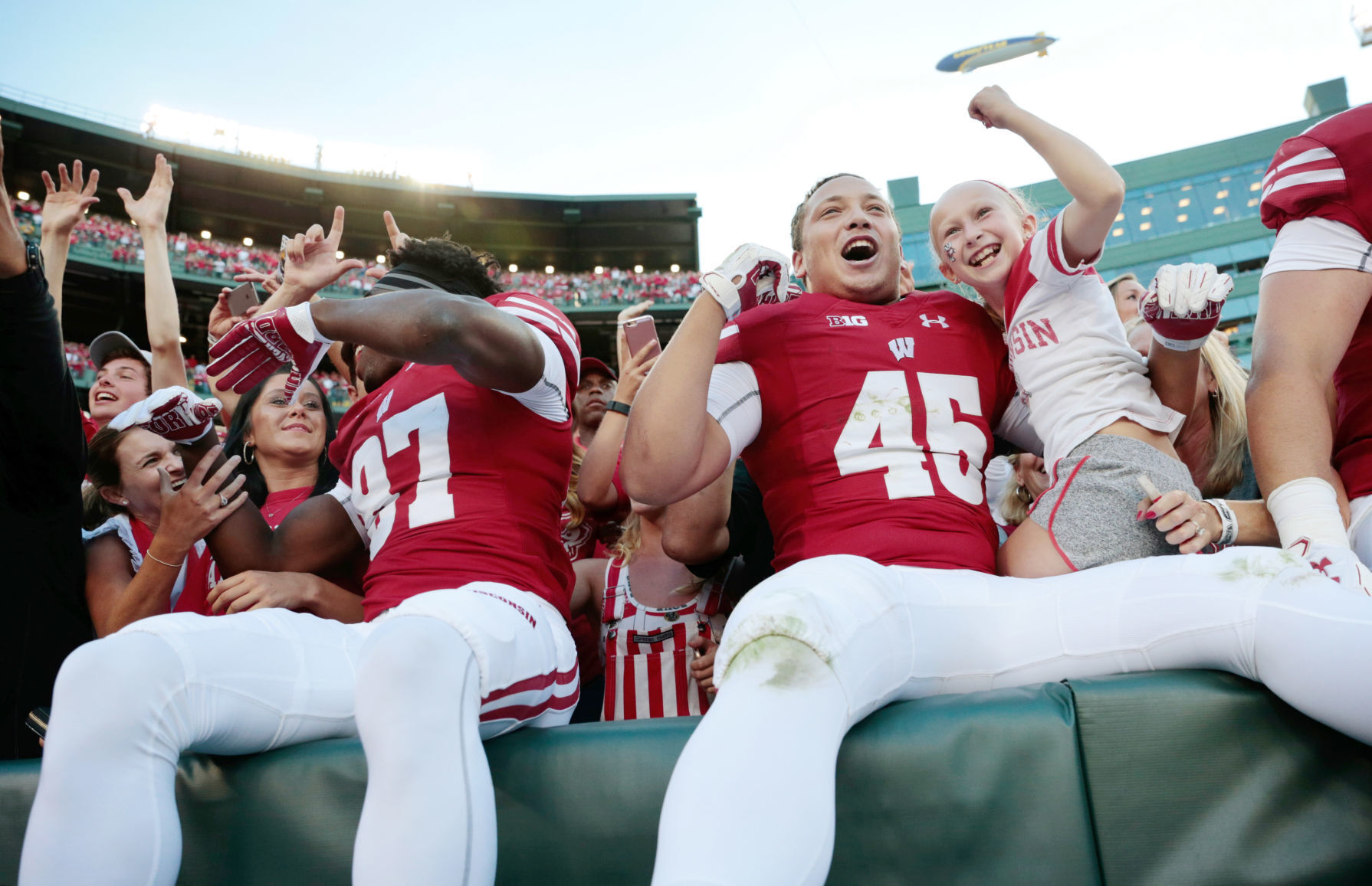 Taking the 'Lambeau Leap'